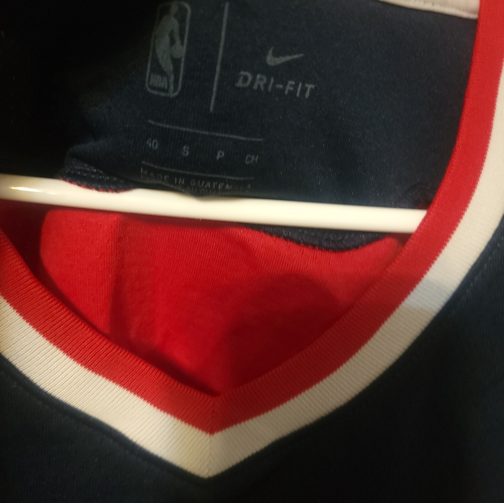 Mens NIKE Sz 40 Small NBA Washington 3 BEAL Athletic JERSEY - Picture 2 of 11
